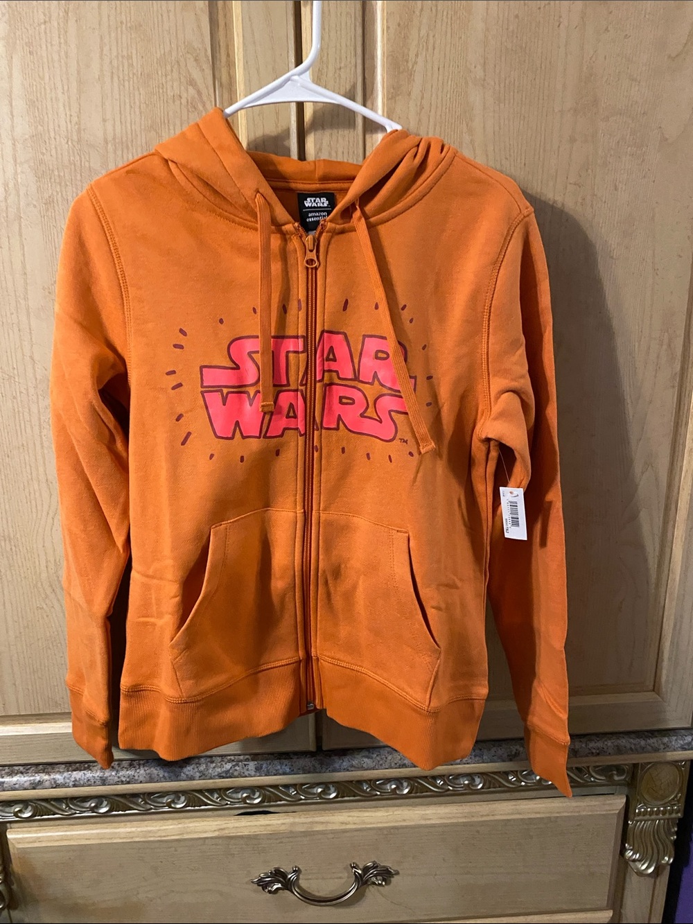 Star Wars Orange Women’s Full-Zip Hoodie